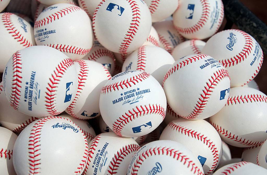baseballs piled up