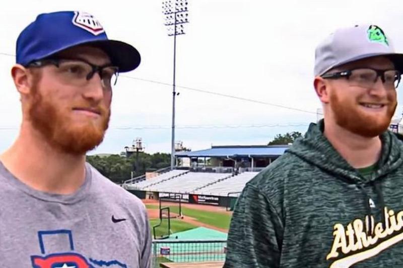 the bradys at the baseball field