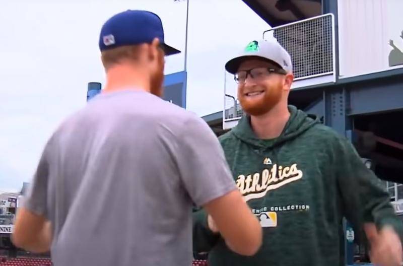 the bradys shaking hands