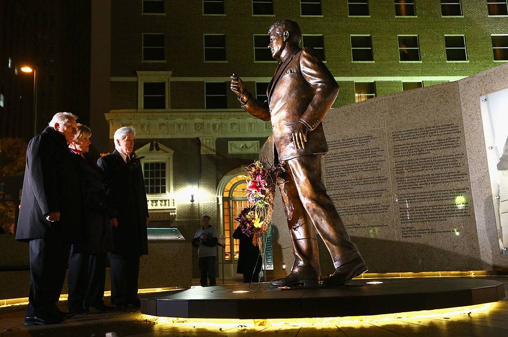 Clint Hill at a JFK memorial in 2013