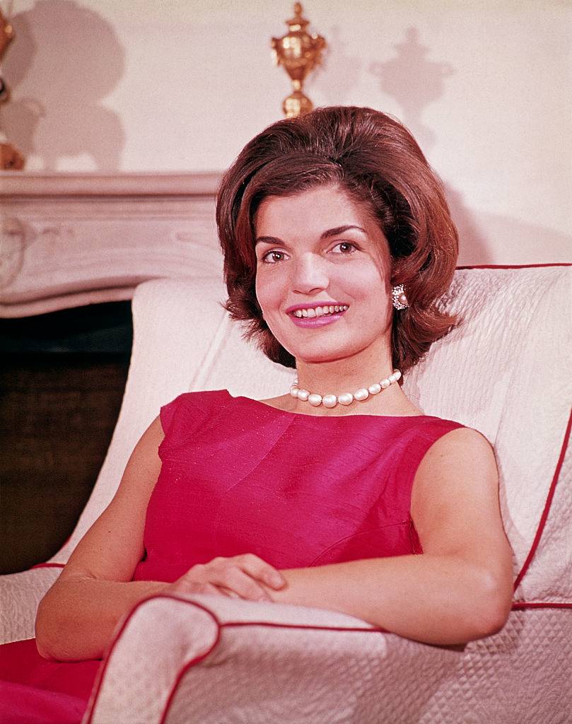 jackie kennedy at her Georgetown home in August 1960.