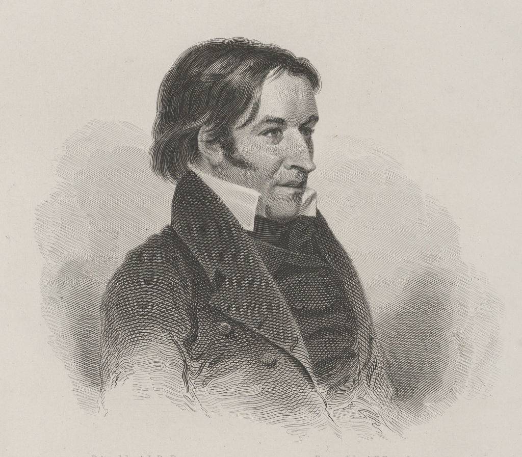 davy crockett black and white illustration