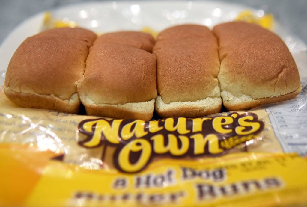 nature's own hot dog buns
