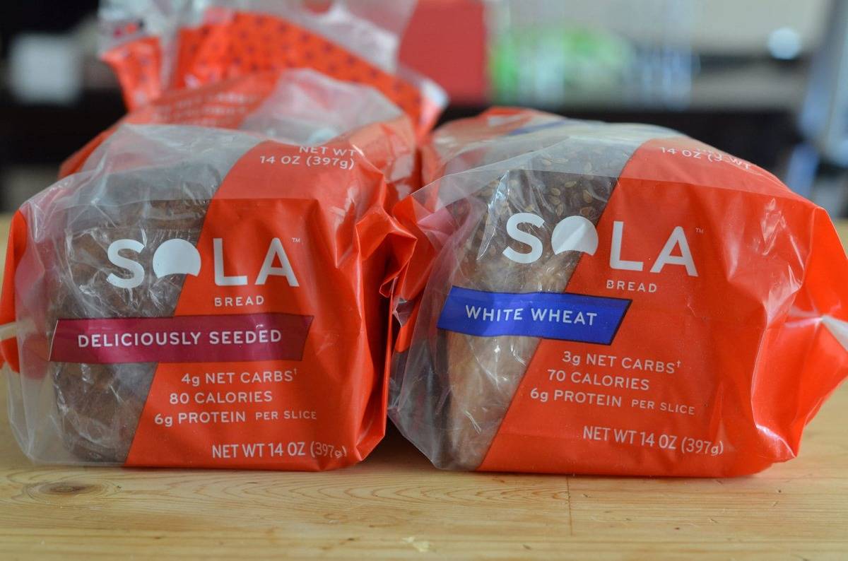 sola seed and white wheat bread