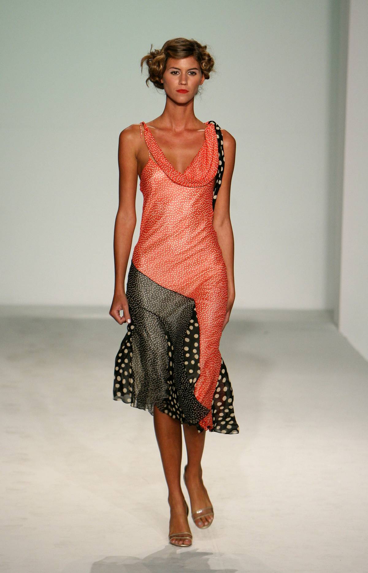 Model wearing Cristobol Skot Spring 2006 Fashion during FUNKSHION Music