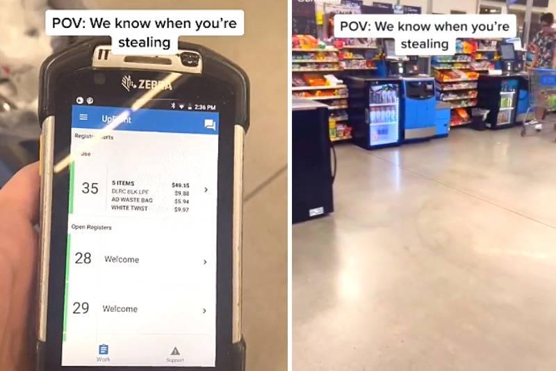Screenshots from TikTok video 