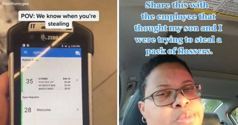 woman on tiktok points out the device couldve prevented an employee's false accusation