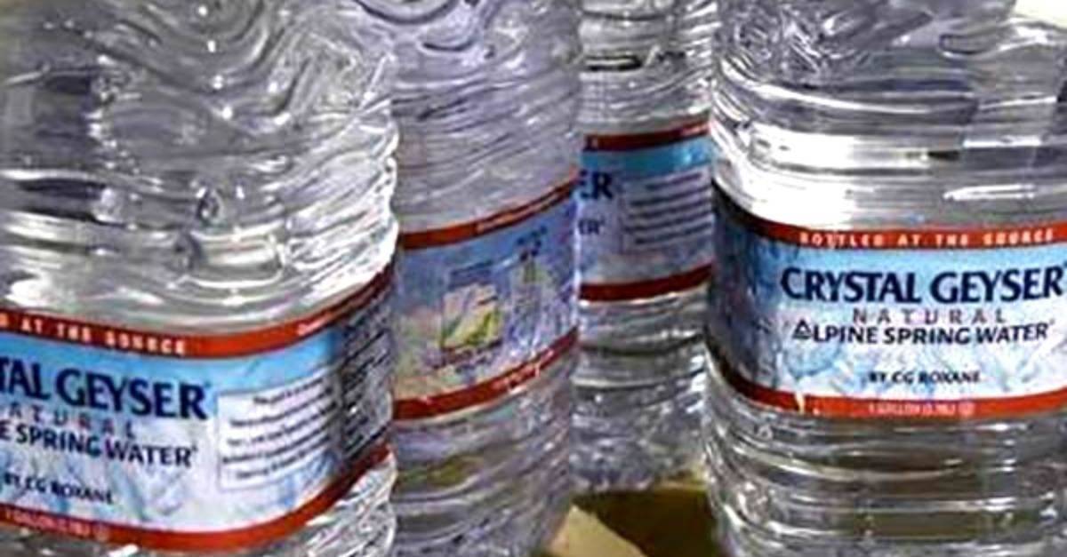 water bottles