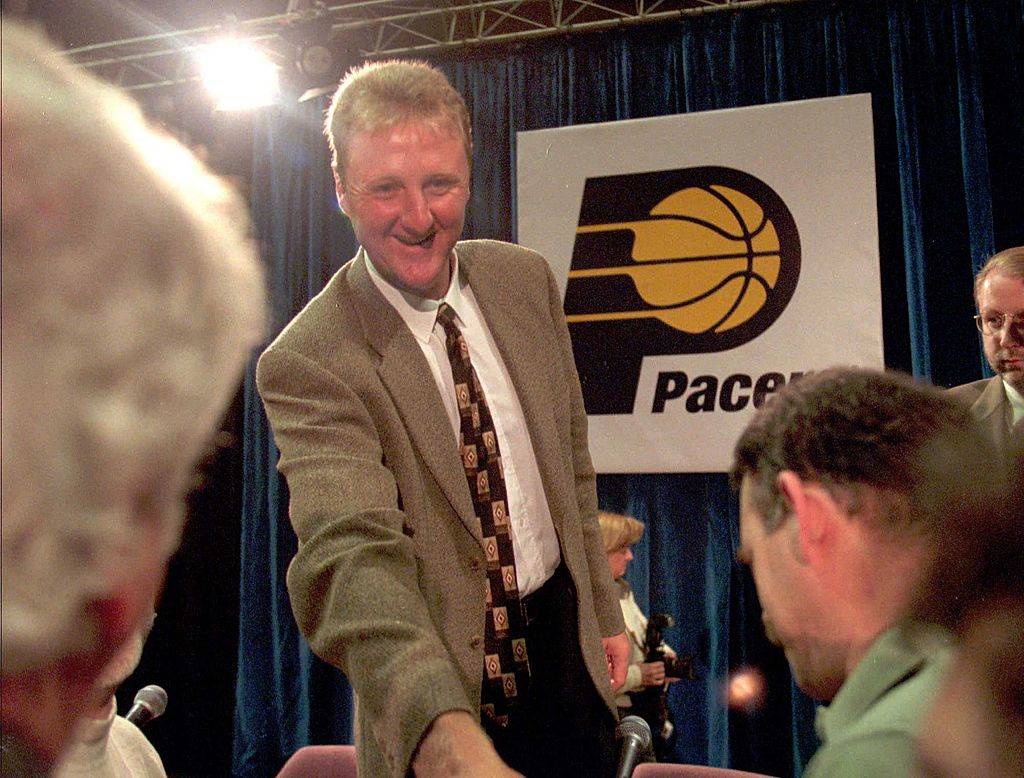 Indiana Pacers' Head Coach Larry Bird