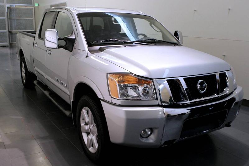 Nissan Motor Co.'s new Titan full-size pickup truck is displ