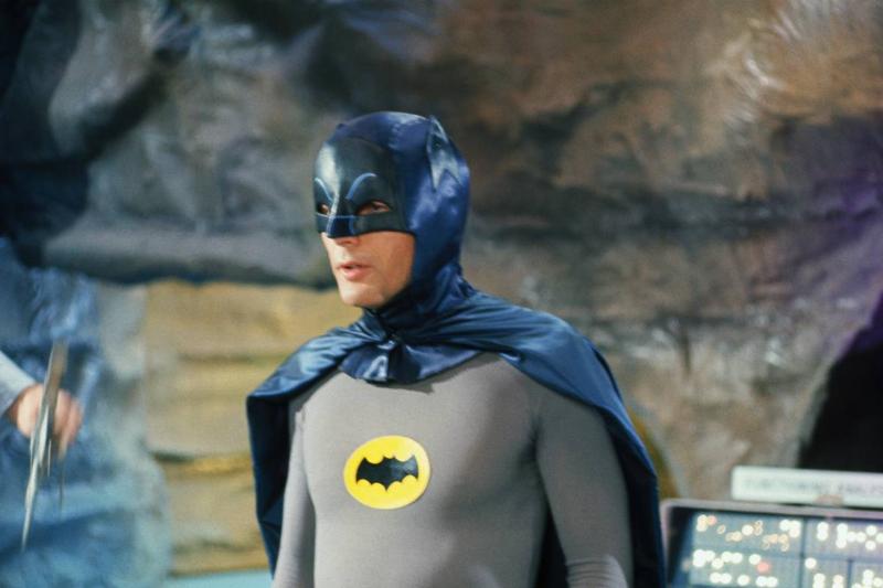 Adam West Dressed as Batman