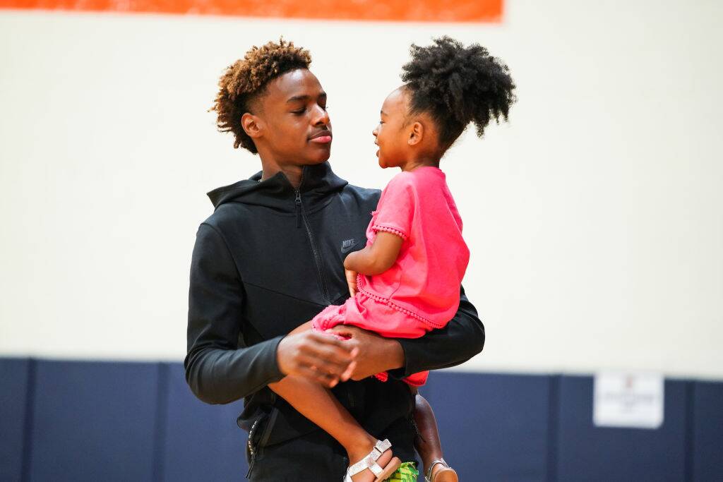Bronny and Zhuri James