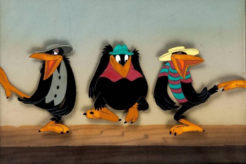 Crows dancing in Dumbo