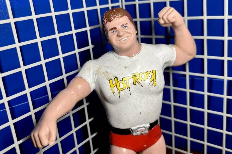 Rowdy Roddy Piper rubber toy