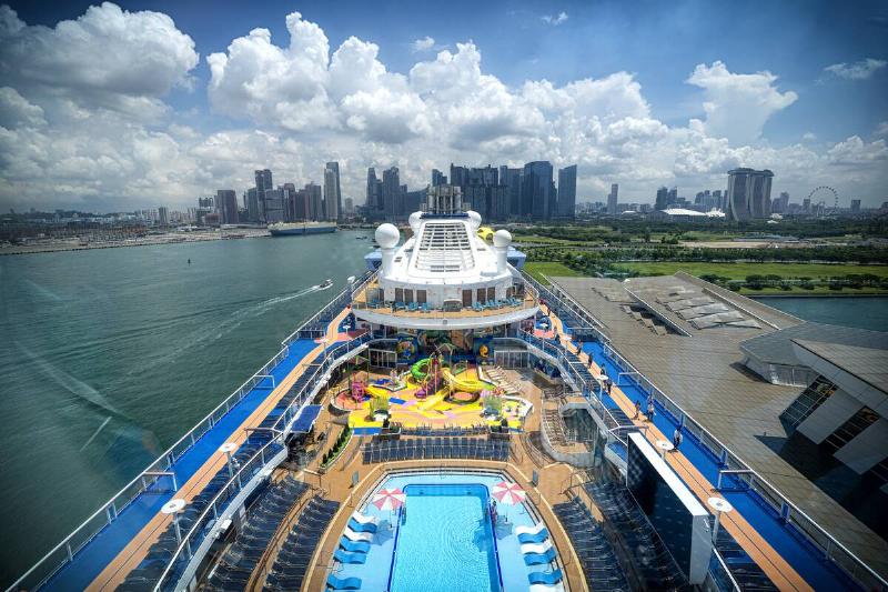 Onboard the Spectrum of the Seas Cruise Liner