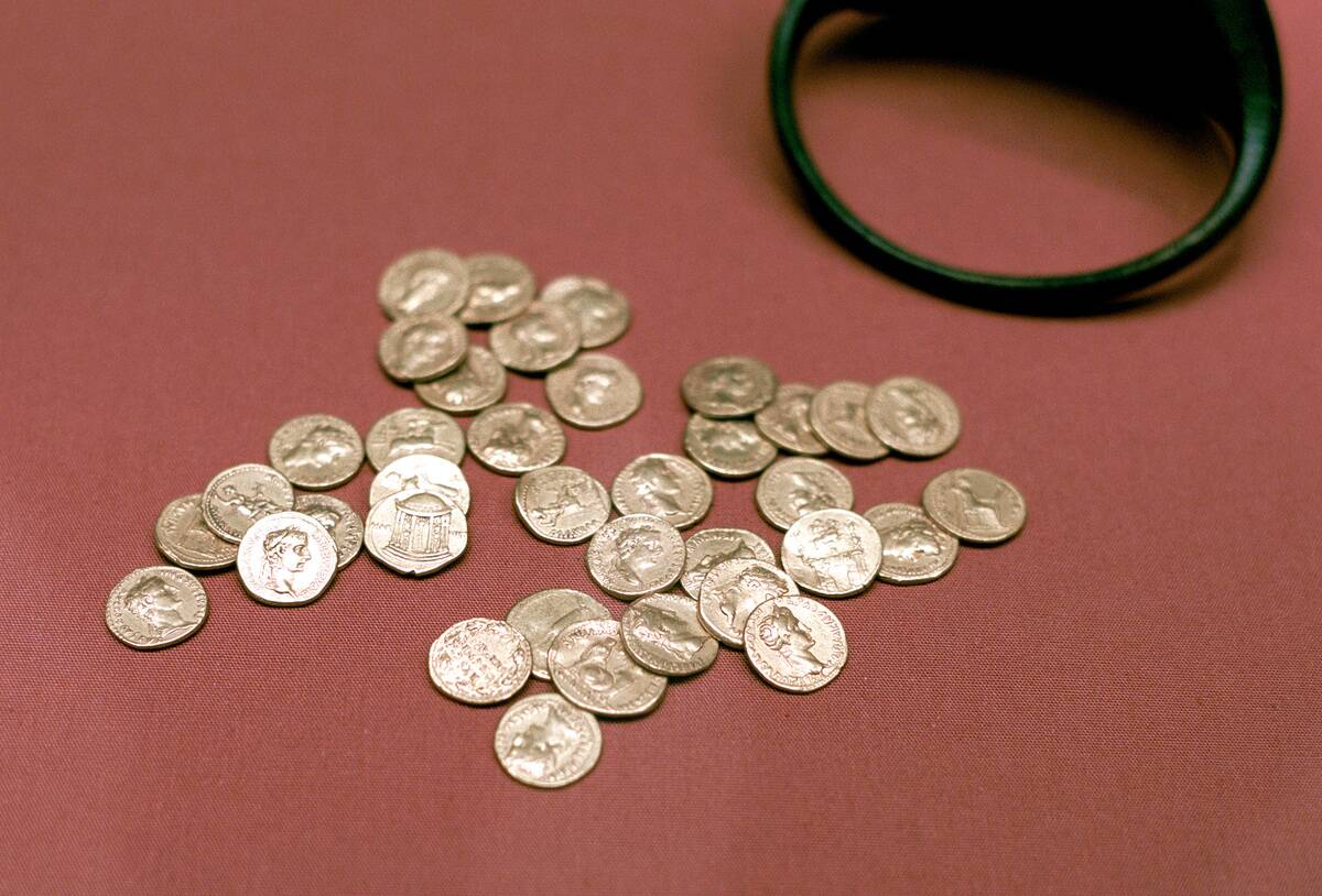 Hoard of gold coins