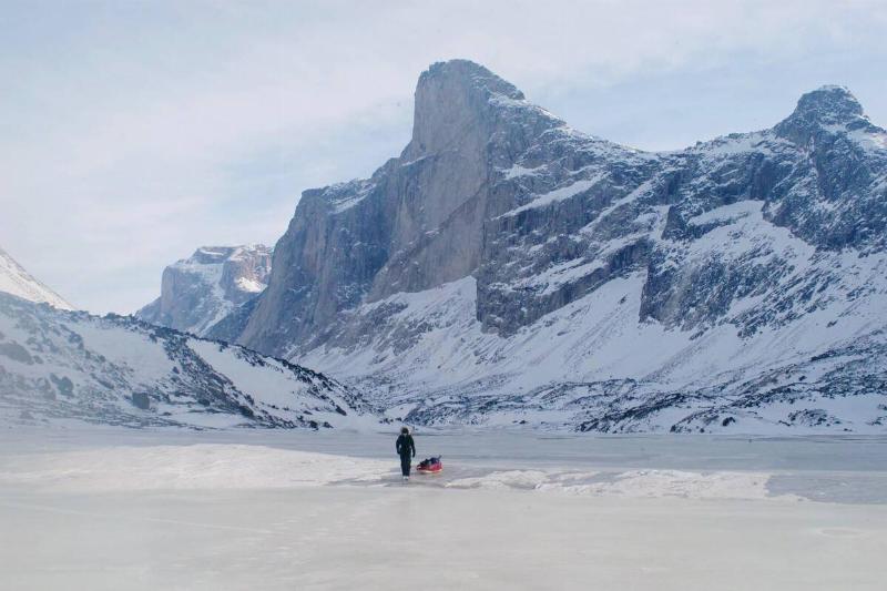 Schoolgirl in the Arctic Circle