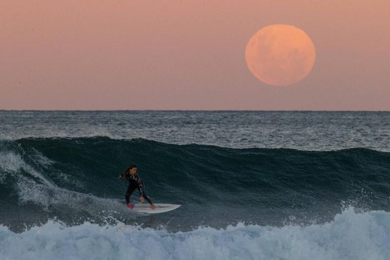 Super Blood Moon And Total Lunar Eclipse Seen Over Sydney