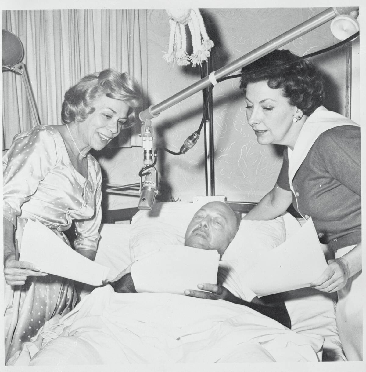 Mel Blanc Lying in Hospital