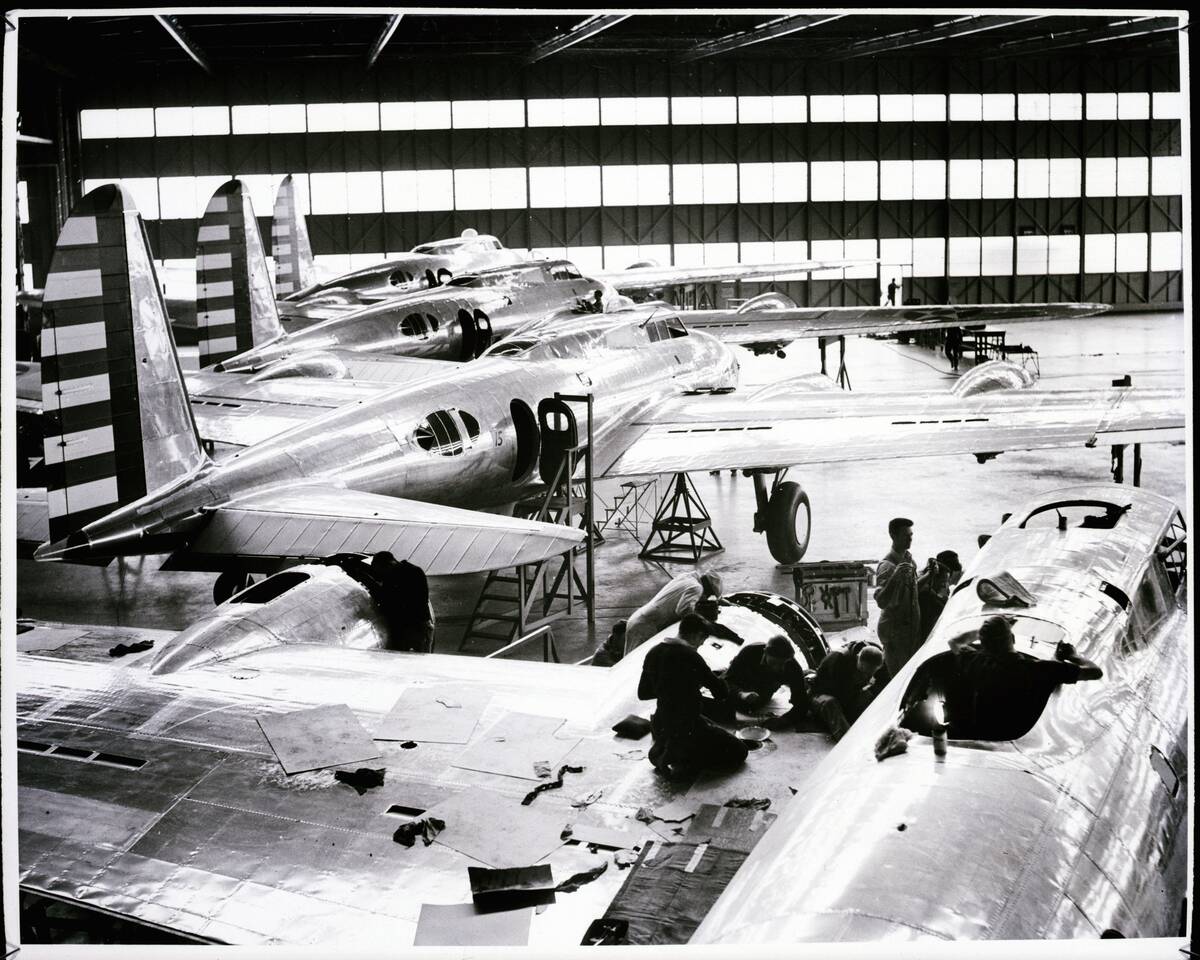 Boeing B-17 Flying Fortress Assembly Line