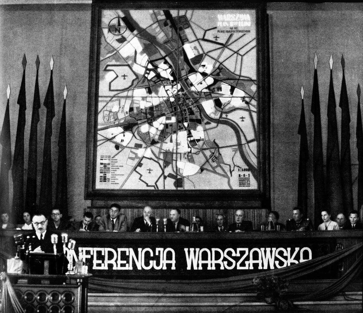 Communist Party conference in Warsaw on July 3, 1949...