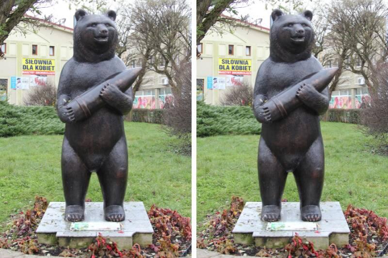wojtek statue shell