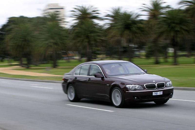 BMW 740i. 10 June 2005 THE AGE DRIVE Picture by GARY MEDLICOTT