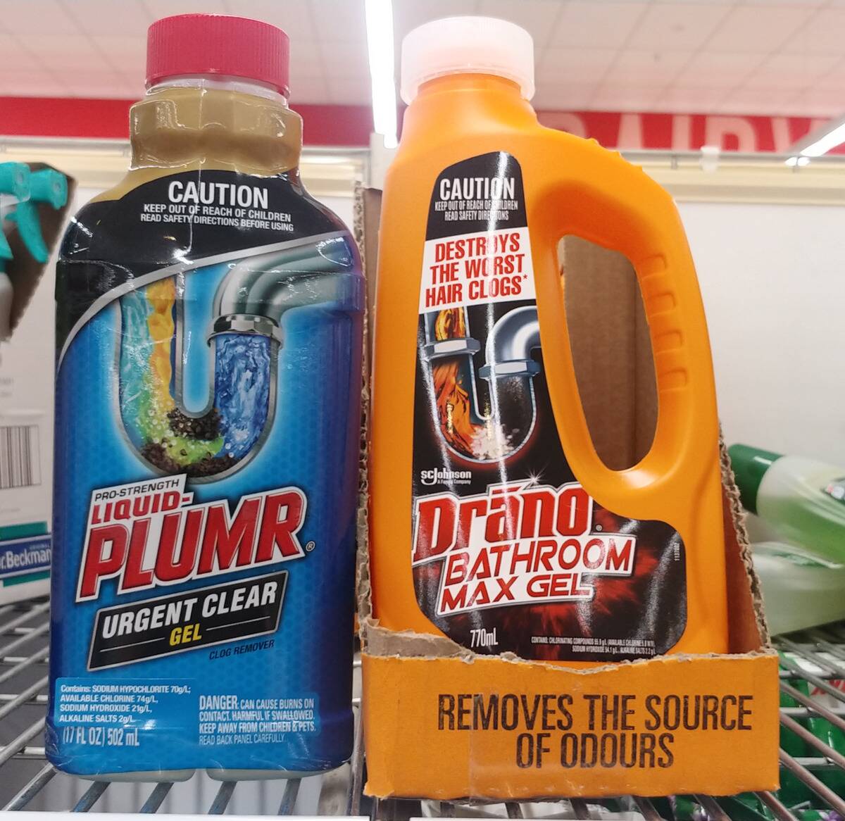 drain cleaners