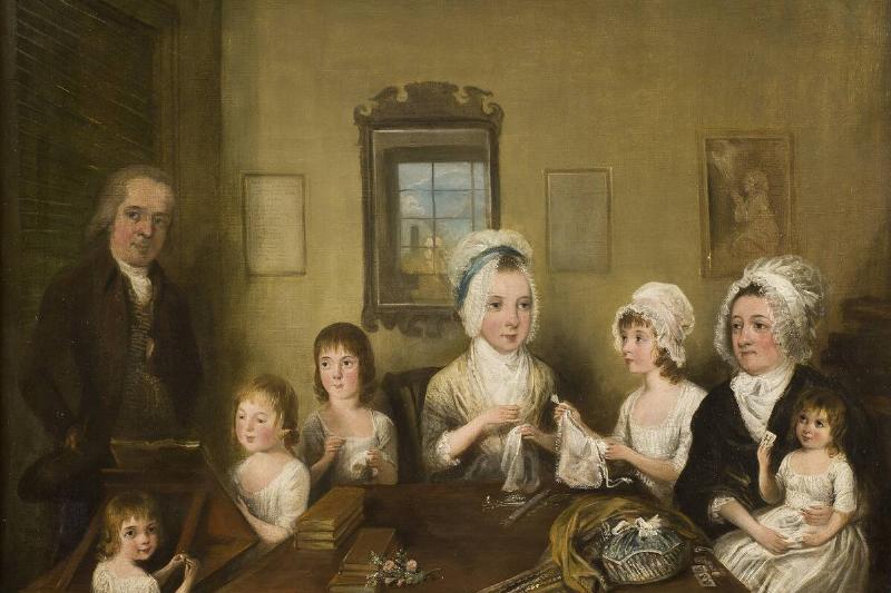 Portrait Of The Latrobe Family Of Fulneck