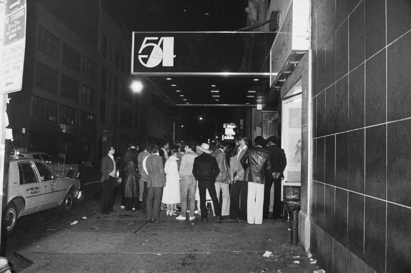 Crowd Waiting Outside Studio 54