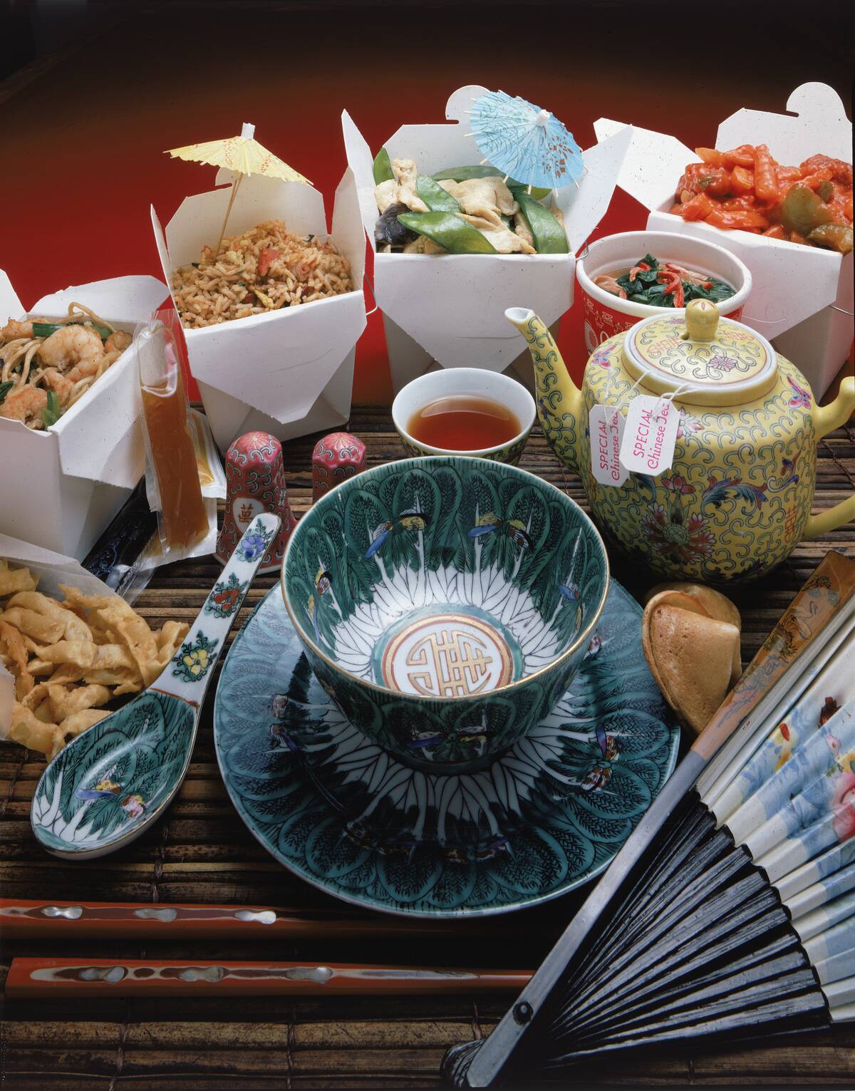 Display Of Chinese Food