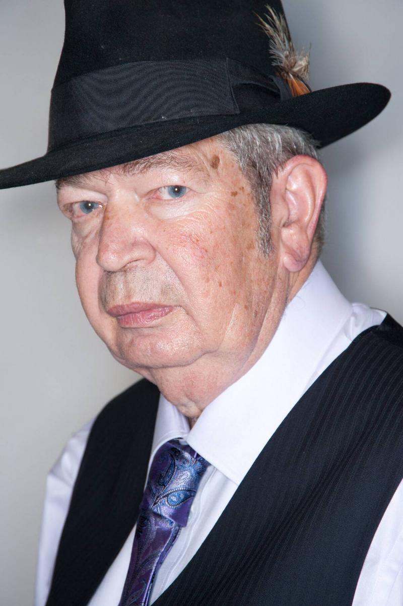 Rick Harrison Poses Backstage At Route 66 Casino's Legends Theater