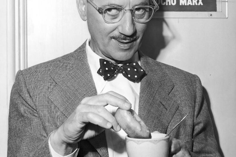 Groucho Dunks Doughnut