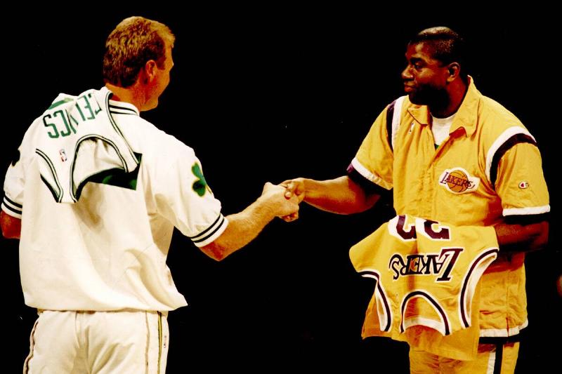 Magic Johnson And Larry Bird