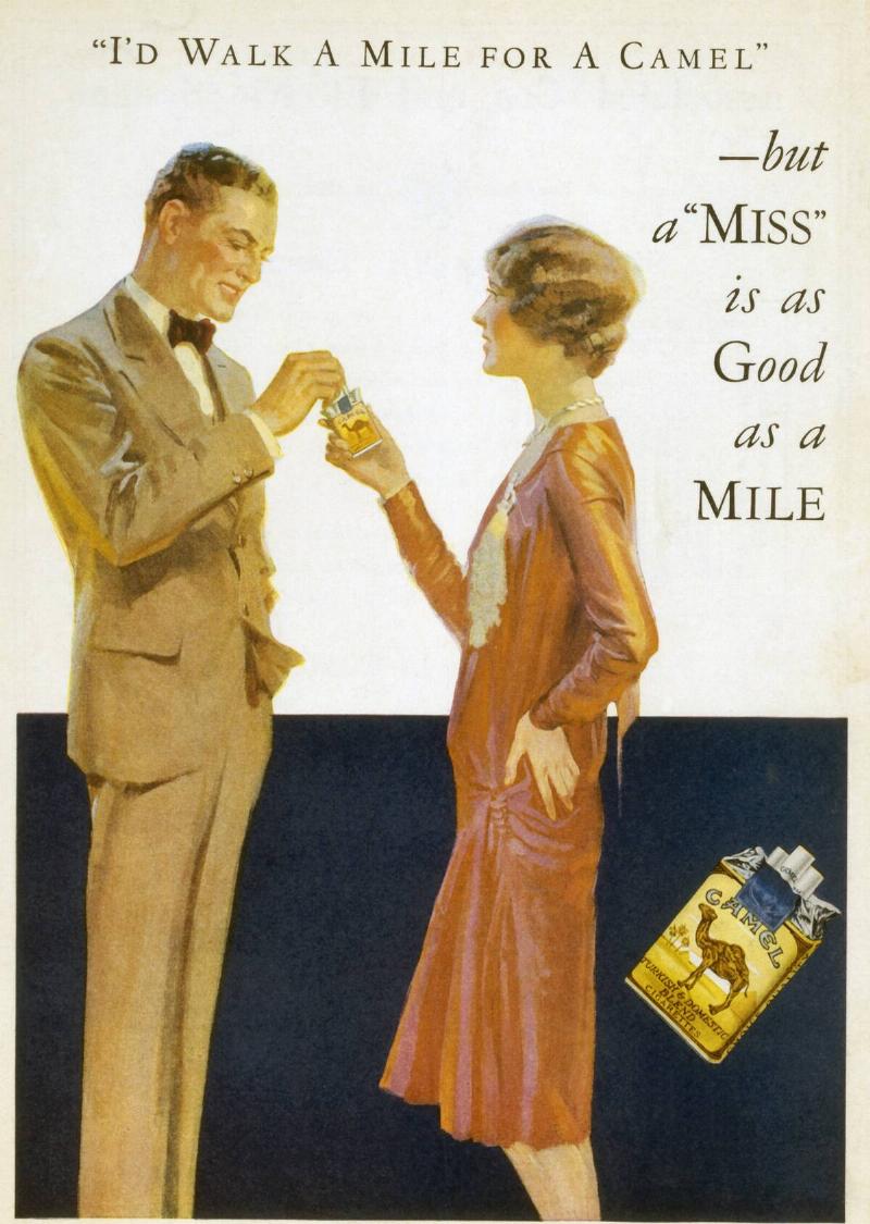 Camel Cigarette Advertisement