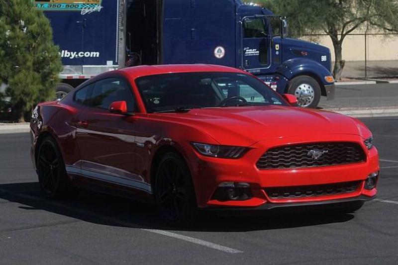 Sixth-Generation Ford Mustang parked in a spot