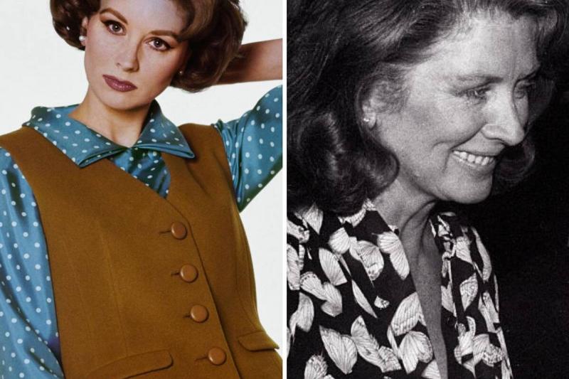 Portrait of Suzy Parker + Suzy Parker turned to the right, smiling