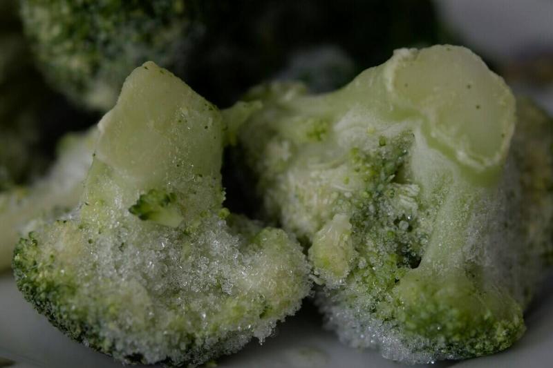 Broccoli with freezer burn