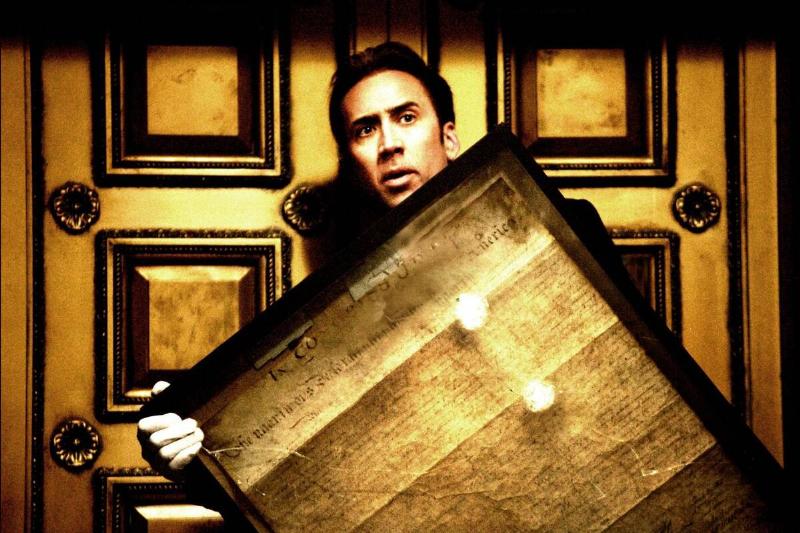 Nicolas Cage as Benjamin Franklin Gates in 'National Treasure'