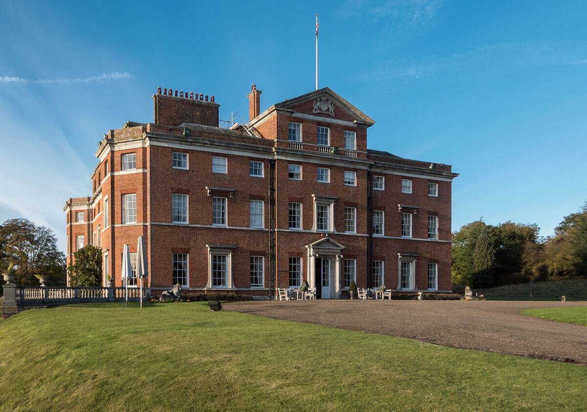 Exterior of Brocket Hall