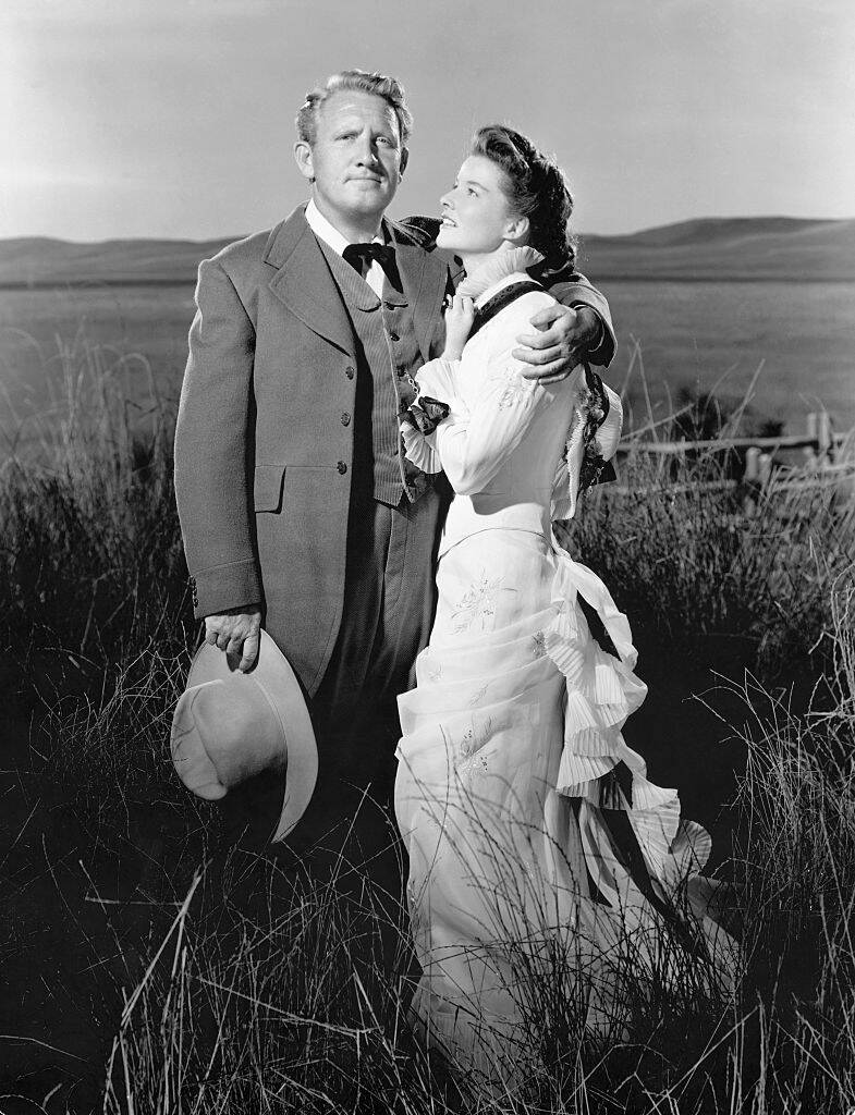Spencer Tracy and Katharine Hepburn as Col. James B. and Lutie Cameron Brewton in 'The Sea of Grass'
