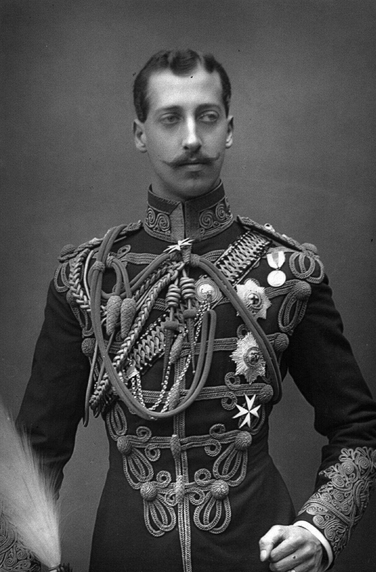 Portrait of Prince Albert Victor, Duke of Clarence and Avondale