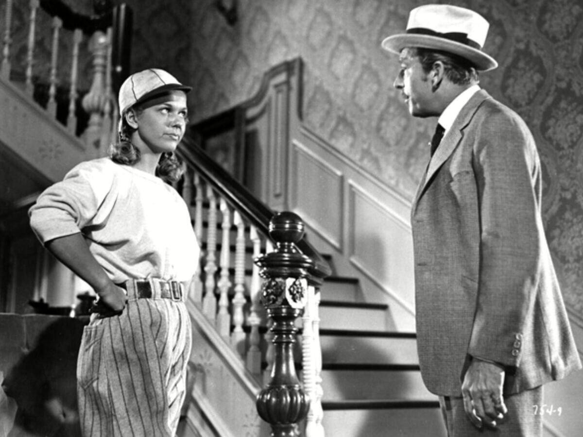 Doris Day and Leon Ames as Marjorie 