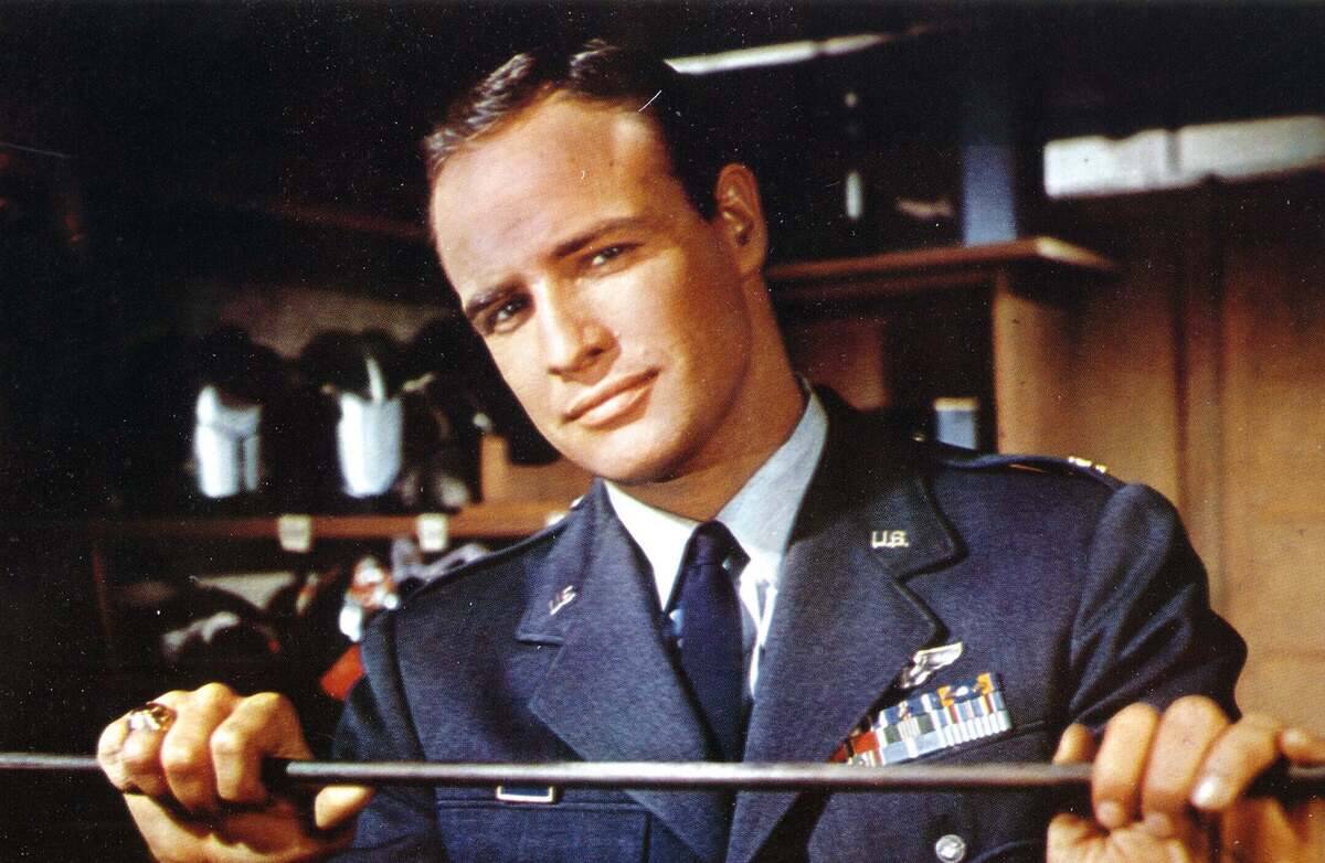 Marlon Brando as Maj. Lloyd Gruver in 'Sayonara'