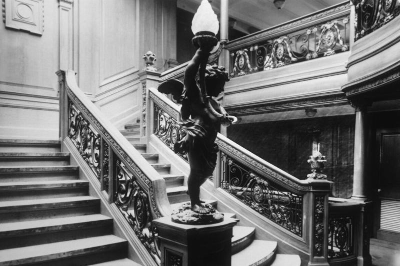Staircase to Restaurant on the Titanic