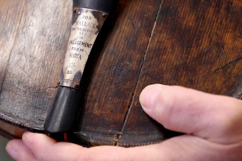 Titanic Violin Goes On Display To The Public