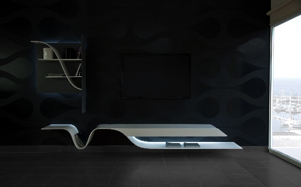 TV Unit With a Futuristic Design by Erhan Afsaroglu 1