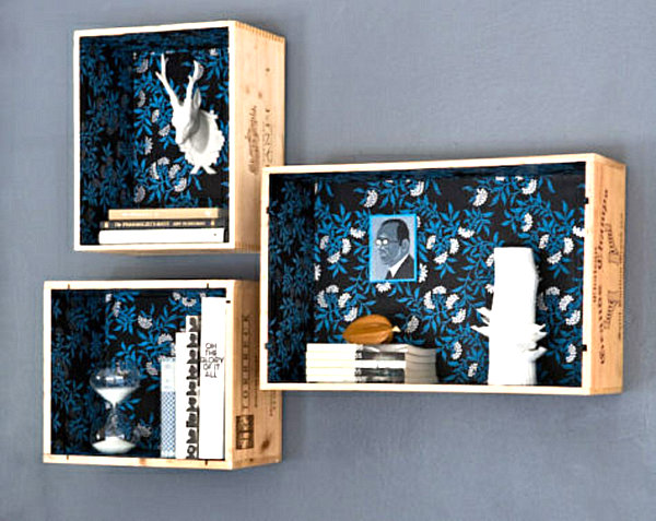 wine crate collection display boxes