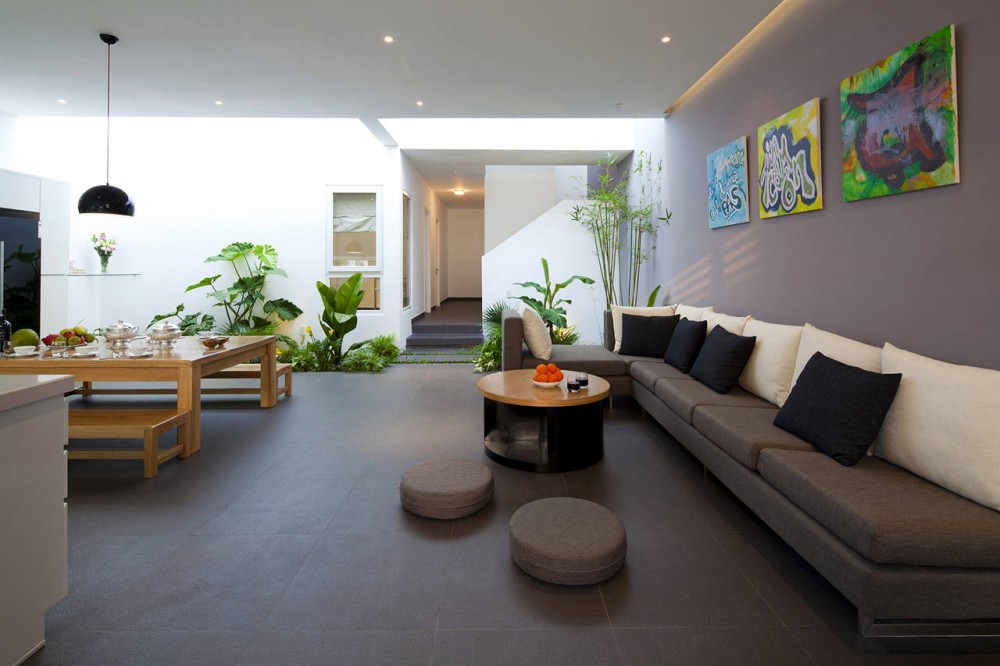 Go Vap Modern House – large L shape sofa