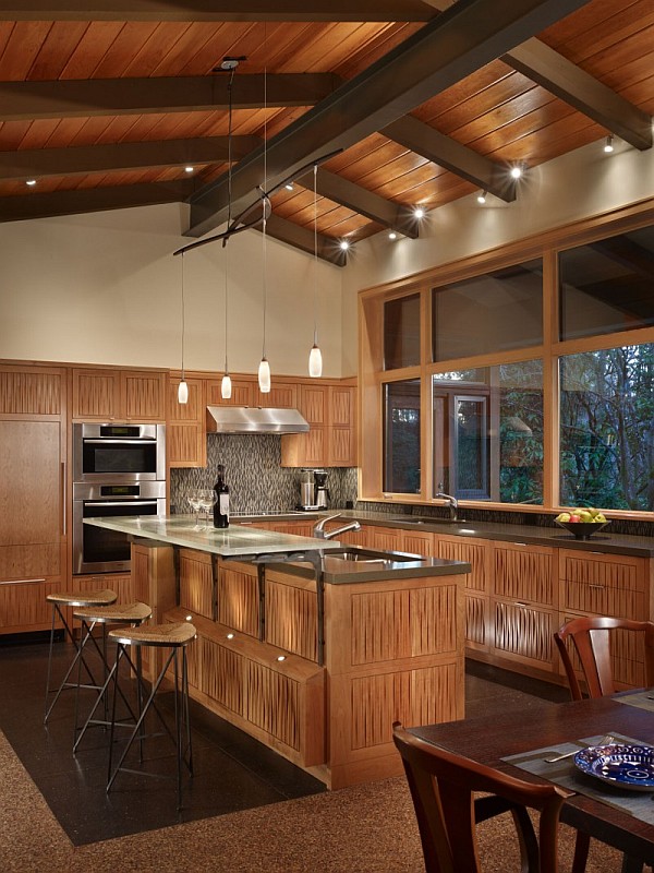 Lake Forest Park Renovation – all wood kitchen